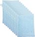 The One Serviette de toilette - 15x21 cm - 10 pièces - Qualité hôtel - 500 g/m² - 100% Coton peigné - Bleu clair