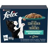 Felix Heerlijke schijfjes 10 x 80 g Verscheidenheid aan smaken uit het water