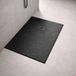 Boss & Wessing Douchebak BWS Stonelle Antislip Composiet 80x140x3 cm Inkortbaar Mat Zwart