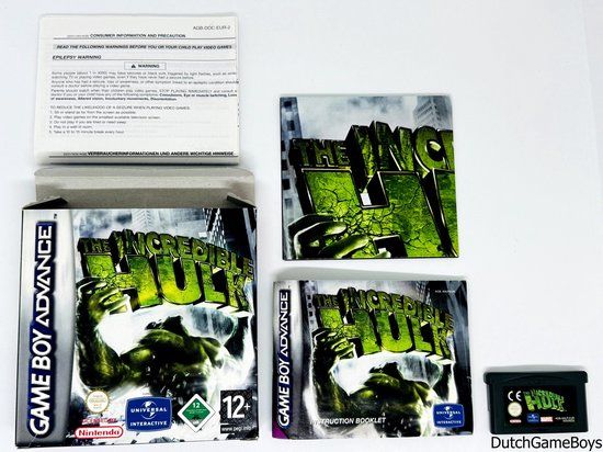 Nintendo of Europe GmbH The Hulk - Gameboy Advance (GBA) - Actie - Standard edition - The Avengers