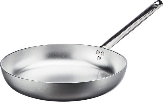 Pentole Agnelli 1907 Braadpan 28cm - Alle Warmtebronnen - Roestvrij Staal