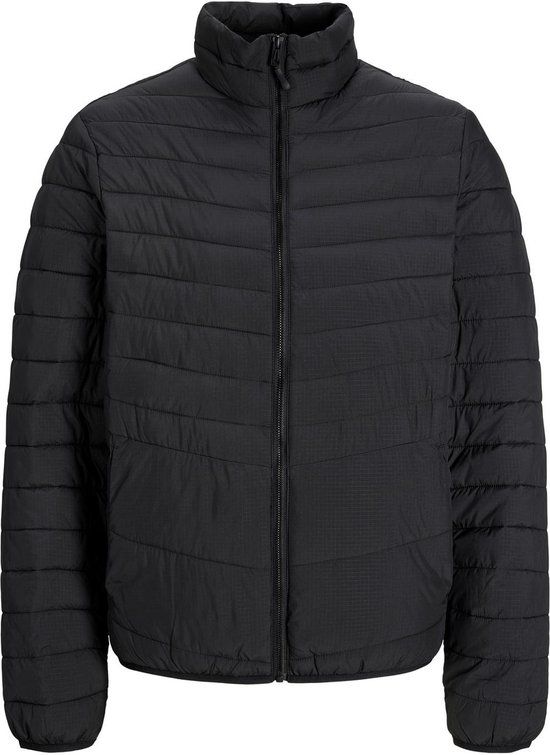 JACK & JONES JJESTATE PACKABLE PUFFER COLLAR NOOS Heren Gequilte jas - Zwart - Maat XXL