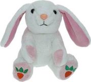 Cornelissen Peluche lapin blanc / lièvre peluche - 14 cm