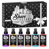 The Shave Factory After Shave Cologne Gift Set – 6 Geuren – Pacific, Arabian, Mediterranean, Caspian, Aegean & Baltic – 6 x 50 ml