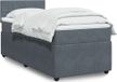 Maison Exclusive - Sommier à lattes de lit et matelas Velours gris foncé 90x190 cm