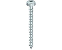 Heco Topix-Plus Schroeven - Pozidrive rondkop - 4x 20mm - Voldraad (200 stuks)