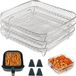 Allecto Premium Airfryer Racks met 3 lagen en 4 poten