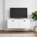 Maison Exclusive - Meuble TV mural exclusif, dimensions : 78,5 x 31 x 30 cm, blanc, fabriqué en panneaux de particules
