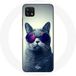 Maniacase Hoesje voor Samsung Galaxy A22 5G Kattenbril stijl