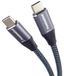 PREMIUMCORD USB 3.2 Gen 1 USB-C kabel (mannelijk/mannelijk), met katoenen omvlechting, 0,5 meter (ku31ct05)