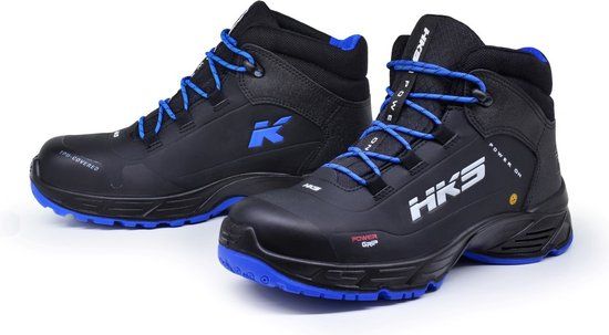 HKS CPO 50 R S3 Werkschoenen - Zwart/Blauw - Maat 47