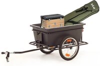 Roland BigBoy 90L Fietskar - Asbevestiging - 40 kg - Zwart