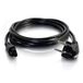 C2G 2M C5 Laptop vermogen kabel (IEC60320C5 tot CEE 7/7) 6 Foot Cloverleaf vermogen Cord