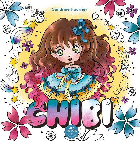 Chibi Hachette Heroes Chibi Art Therapie Coloring book - Sandrine Fourrier - Kleurboek voor volwassenen