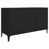 VidaXL Dressoir 100x36x60 cm Bewerkt Hout Zwart