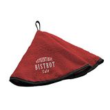 douceur d'intérieur Ronde handdoek (diameter 60 cm) authentiek rood geborduurde spons