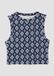 s.Oliver T-shirt navy/wit met printopdruk