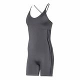 adidas Mujer Power Essentials Workout Shine Onesie, grey six, XS