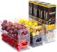 Unyqoos® Set de 6 organisateurs de réfrigérateur