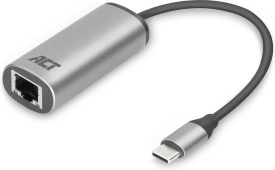 ACT USB-C naar 2.5 Gigabit Ethernet Adapter - AC7081