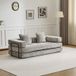 Canapé convertible 4 en 1 en chenille, canapé-lit pliable gain de place avec fonction couchage