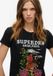 Superdry - Tattoo Rhinestone getailleerd T-shirt - Dames - T-shirts