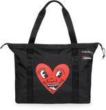 Eastpak Reistas Eastpak x Keith Haring Travel Duffel Bag Zwart Polyester 64L