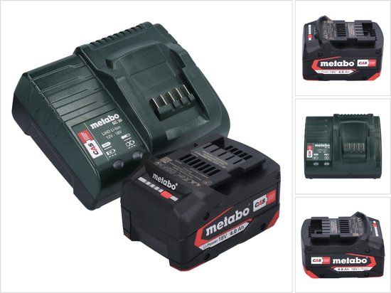 Metabo Basisset 18V 4.0Ah Li-ion | Accu & Lader Set