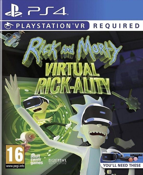Adult Swim Games Rick & Morty Virtual Rick-Ality - PS4 (PSVR Required)