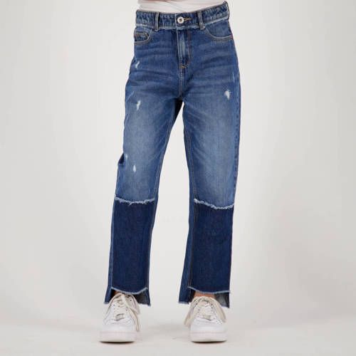 Vingino Chiara Damage Mom Jeans - Dark Vintage