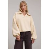 Pink Noir Pink Noir katoenen sweater - lichtgeel