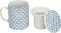 Cosy & Trendy Theemok met filter + deksel blauw