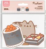 Grupo Erik Pusheen - Pack Of 2 Sushi Roll Vinyl 5 Sticker Set - Multicolours
