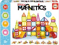 Educa - Magnetics - Magnetic Tiles - Magnetische panelen - Magnetische tegels - 83 stuks