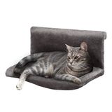 Petlicity Warm en gezellig huisdier kat en hond radiatorbed (grijs)