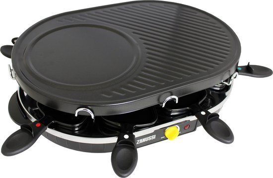 Zanussi RCZ32 Grill - Gourmet - Steengrill Set met 8 Pannetjes, Marmeren Steenplaat