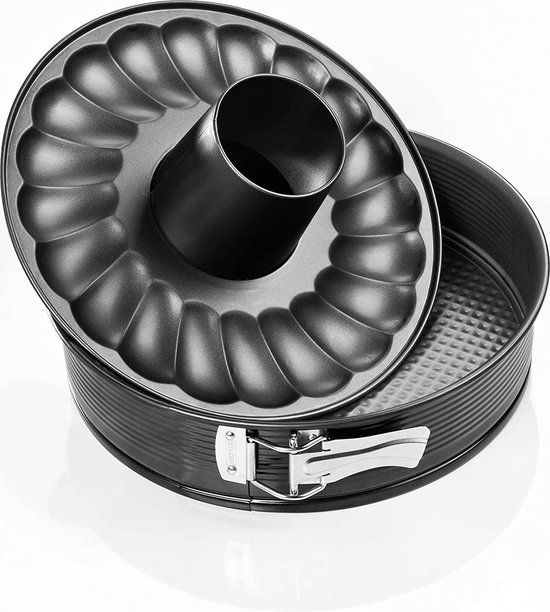 Zenker Springvorm Taartvorm - 18 cm - Zwart