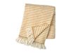 Scandi Living Plaid en laine Tidal 130x180 cm Moutarde