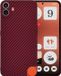 Techsuit Hoesje geschikt voor Nothing CMF Phone 1 - Carbonite FiberShell Carbon Back Cover - Rood