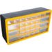 Stalwart Kunststof organizer voor kleine onderdelen met 30 lades - bureau- of wandopbergladen voor het organiseren van hardware, ambachten, garage of klaslokaal (geel)