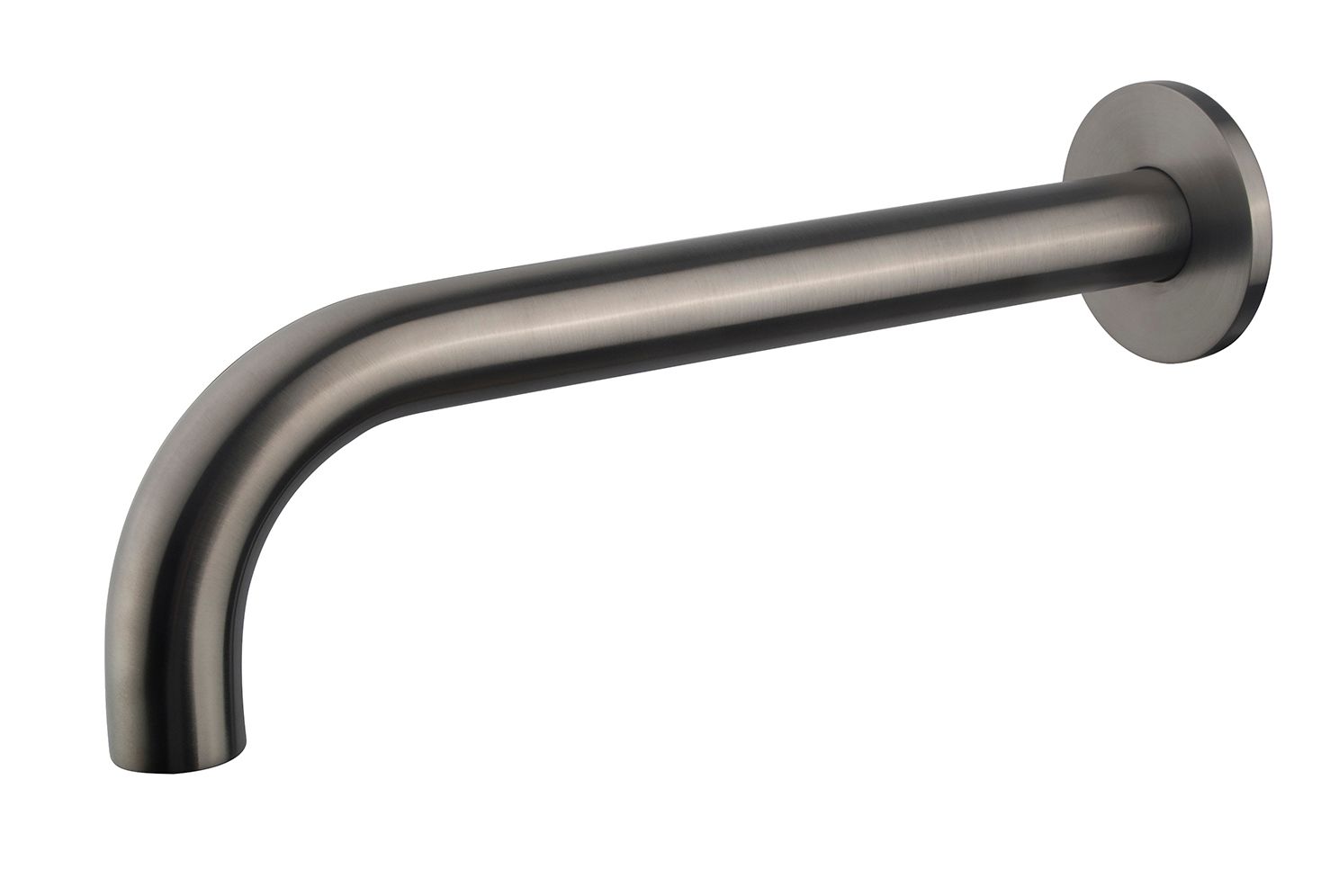 Wiesbaden Inbouw Uitloop Rond 30 Gunmetal - Messing - Gun Metal - 8719956089466