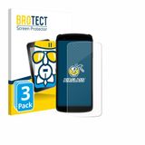 BROTECT Screenprotector 3 Stuks voor Zebra TC22R Beschermglas transparant