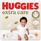 Huggies Extra Care - Baby Diapers - Size 4 (8-16 kg) - 66 Diapers - Wetness Indicator - Disney Designs