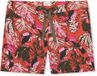 SCHIESSER Short Dames Slips terracotta gebloemd 42-44