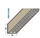 Ventilatieprofiel VX300-PBL250 pvc noir (2,50 m)