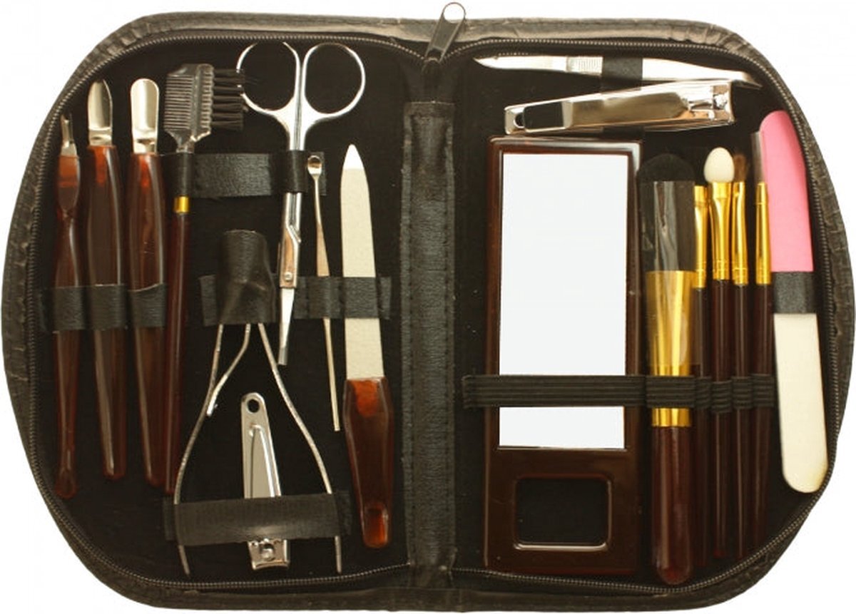Wellys 18 PIES Manicure Set "Black Edition"