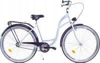 Viking Choice Meisjesfiets 26 inch wit met zwart - Dallas Bike - 2023 model