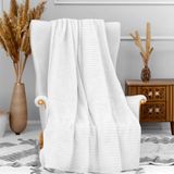 Soleil d'ocre Cocooning Blanket Microfiber 120 x 160 cm Ecru