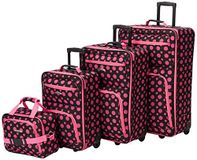 Rockland Mode Softside Uitbreidbare Rechtopstaande Bagage Set