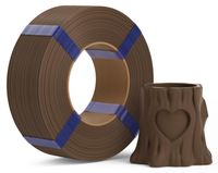 PLA filament de base, 1,75 mm, marron, 1 kg
